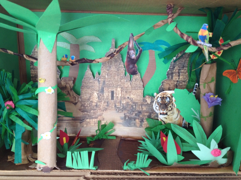 Jungle Diorama - Justine Bassett